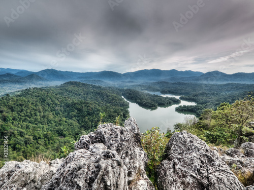 Photography Tropical mountain landscape