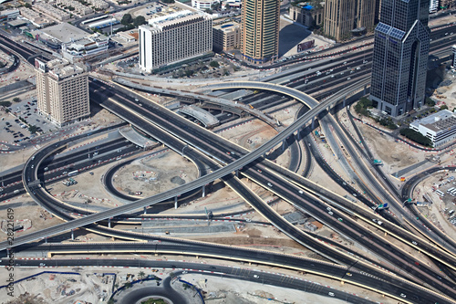 Transport interchange in Dubai.