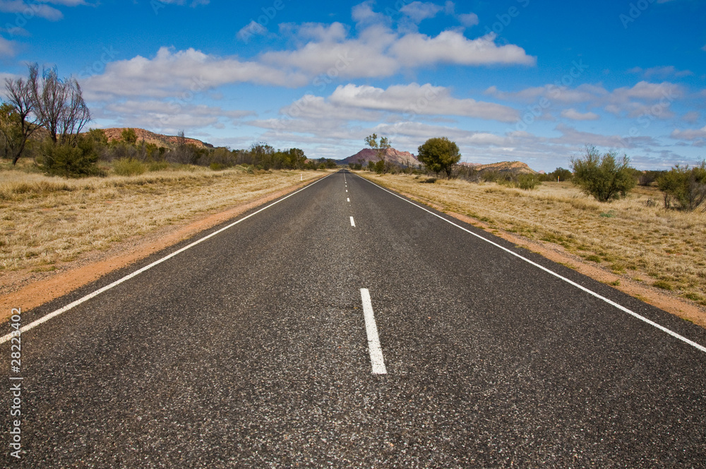 australian stewart highway, outback australia