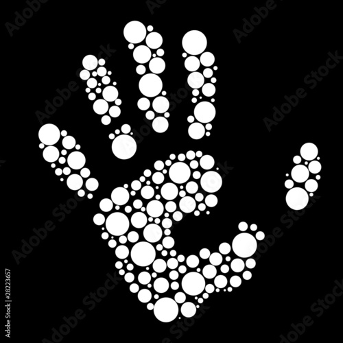 circeles hand white