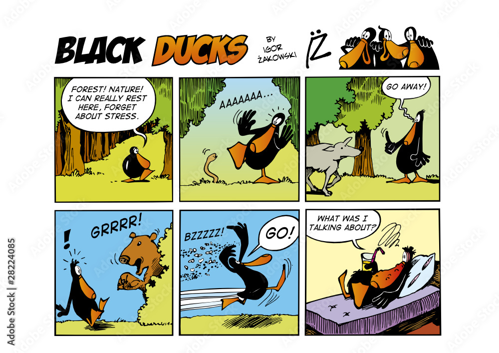 Black Ducks Comic Strip episode 58