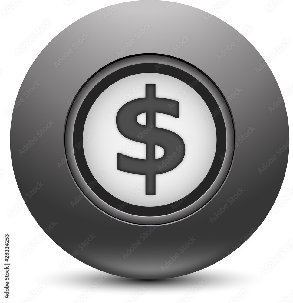 Obraz premium dollar icon