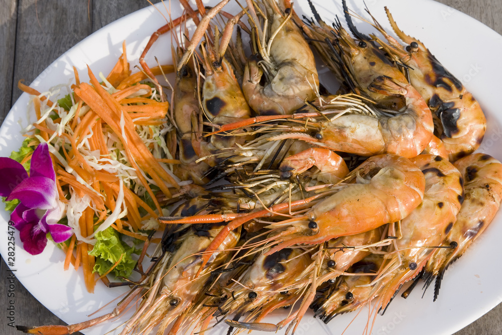 Cooked shrimp Cooked shrimp