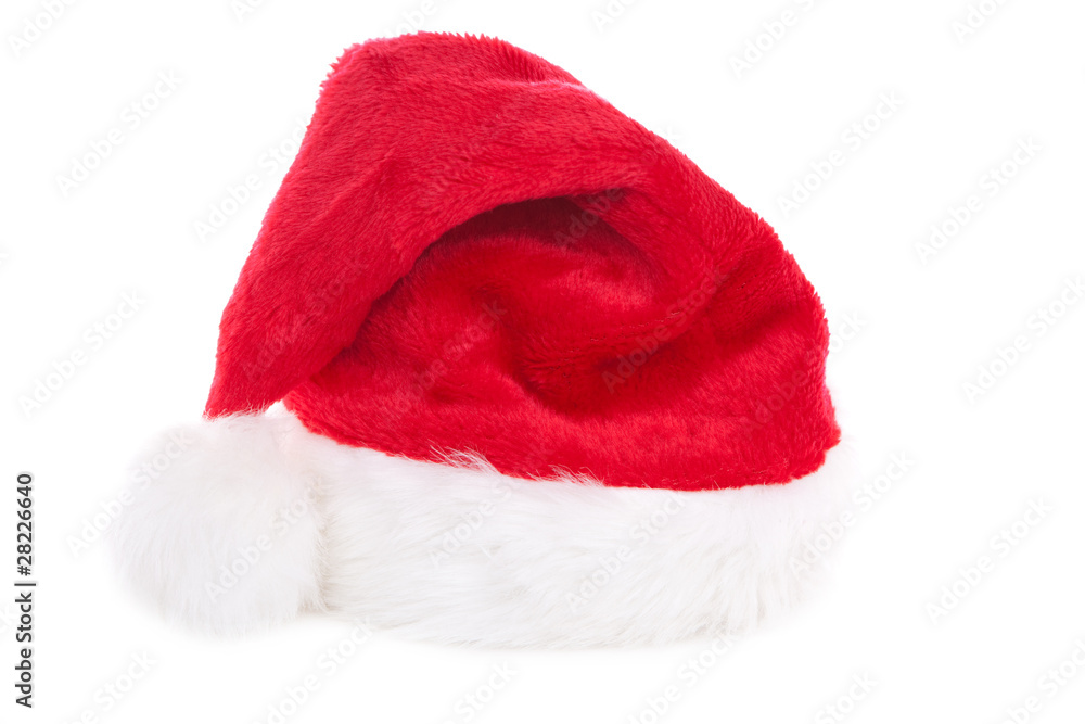 Santa hat isolated in white background Santa hat isolated in white background