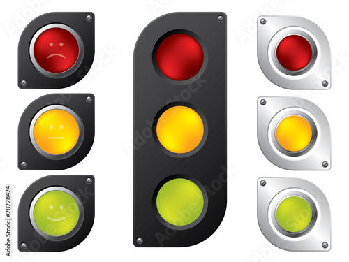 Various traffic light designs