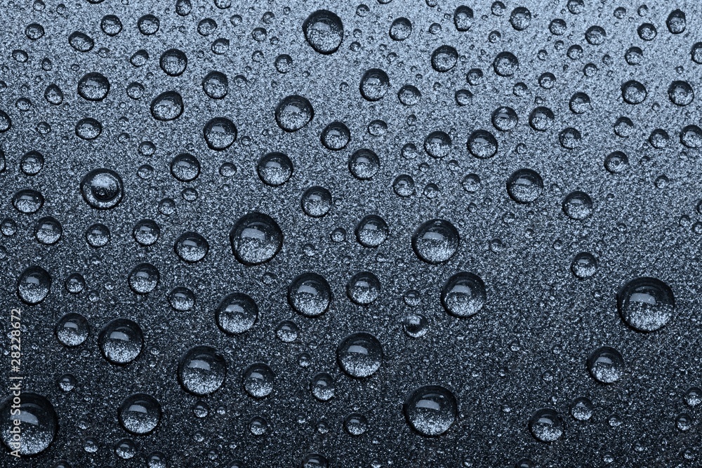Drops on a metal surface Drops on a metal surface