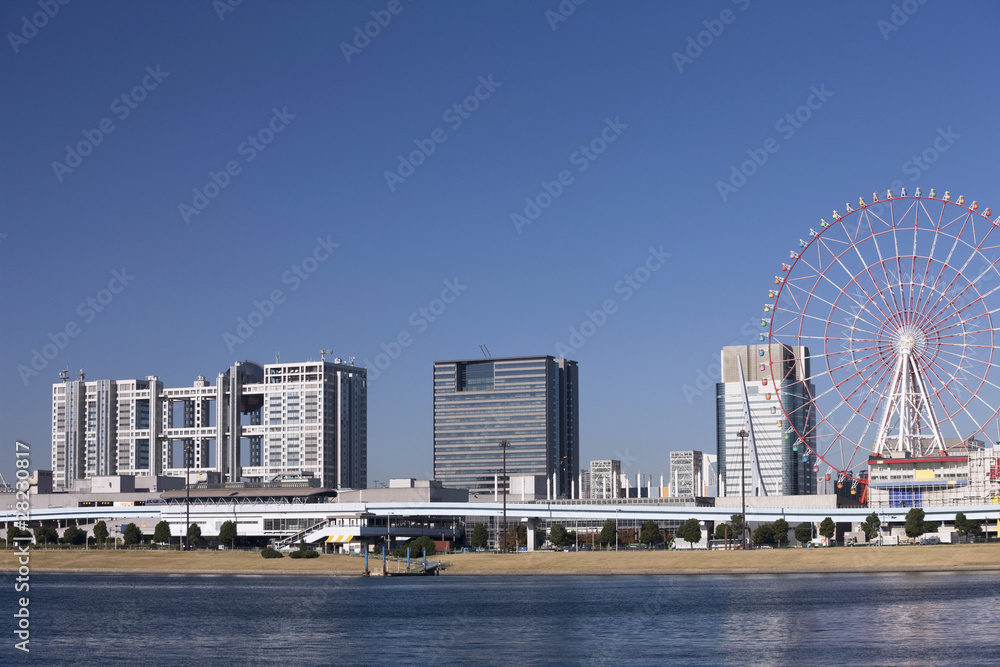 Obraz premium Budynki Tokyo Odaiba