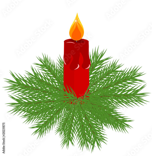 Christmas candle