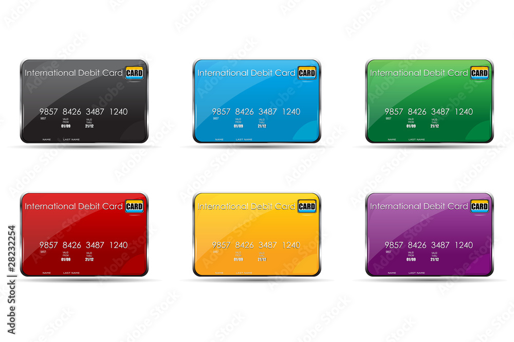 colorful international debit cards colorful international debit cards