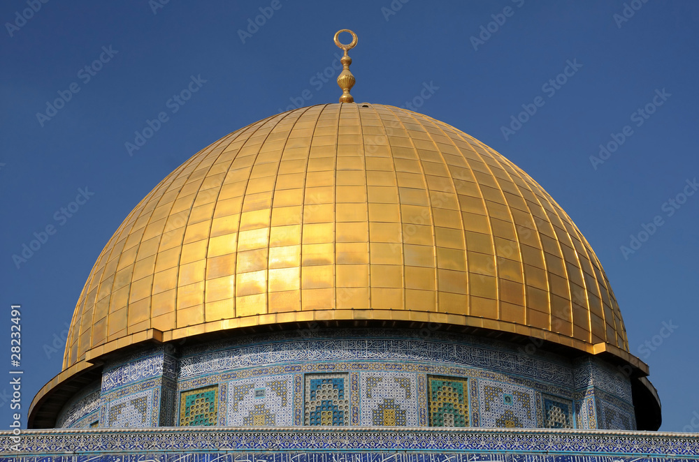 Dome of Rock Mosque in Jerusalem
