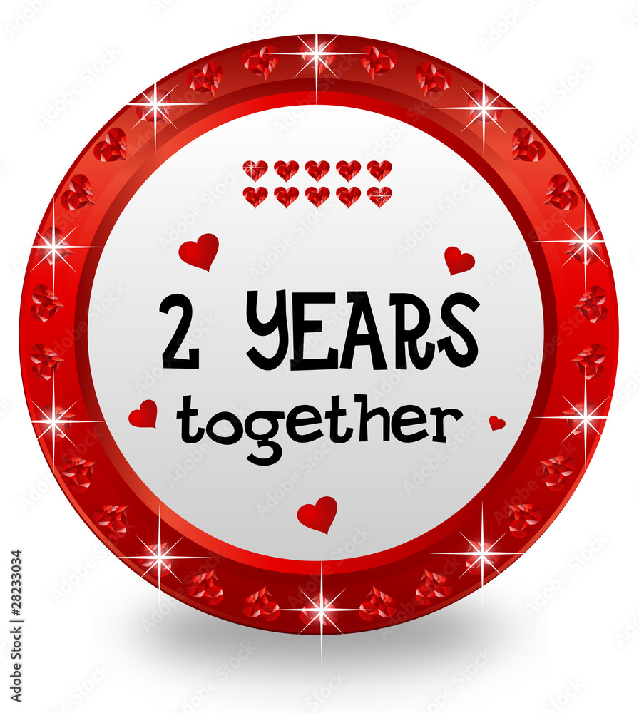 Fototapeta premium 2 years together