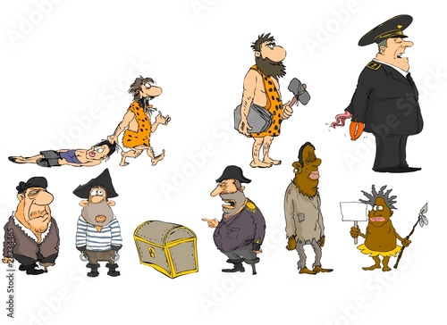 Pirates, Pirate, men, Indiana