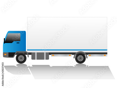 Blue truck
