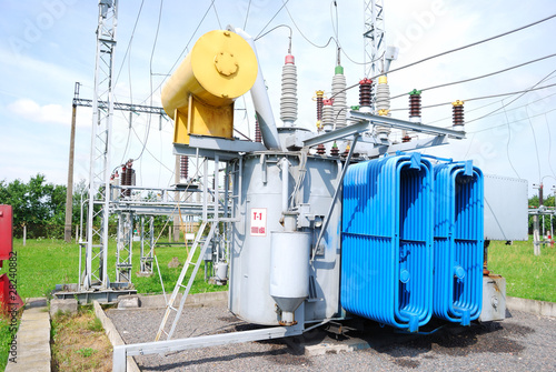 Plakat The big electric transformer