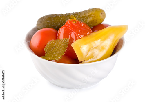 Pickled red tomatoes