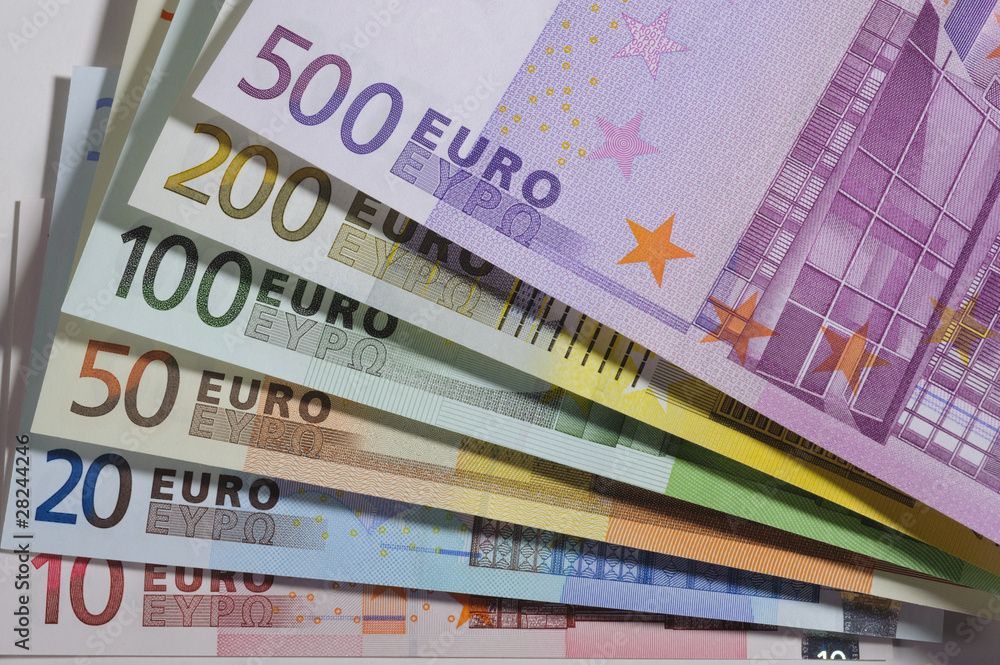 Euro Fächer Euroscheine