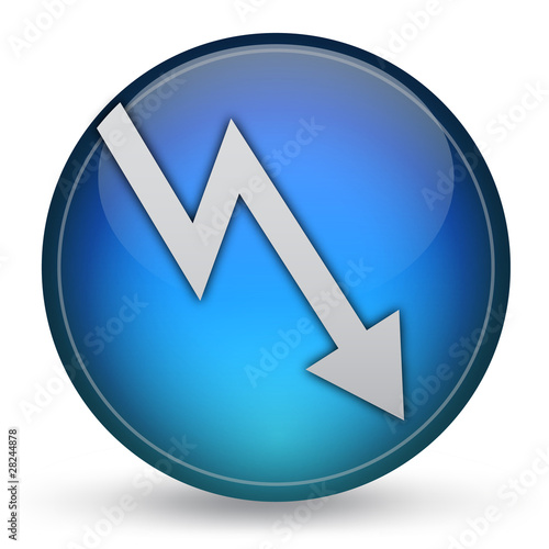 Free Download Downward Trend Icon - GFXLoad
