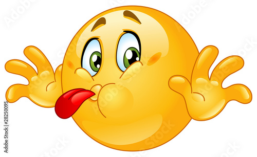 Tongue out emoticon