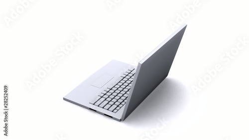 3d Laptop spinning