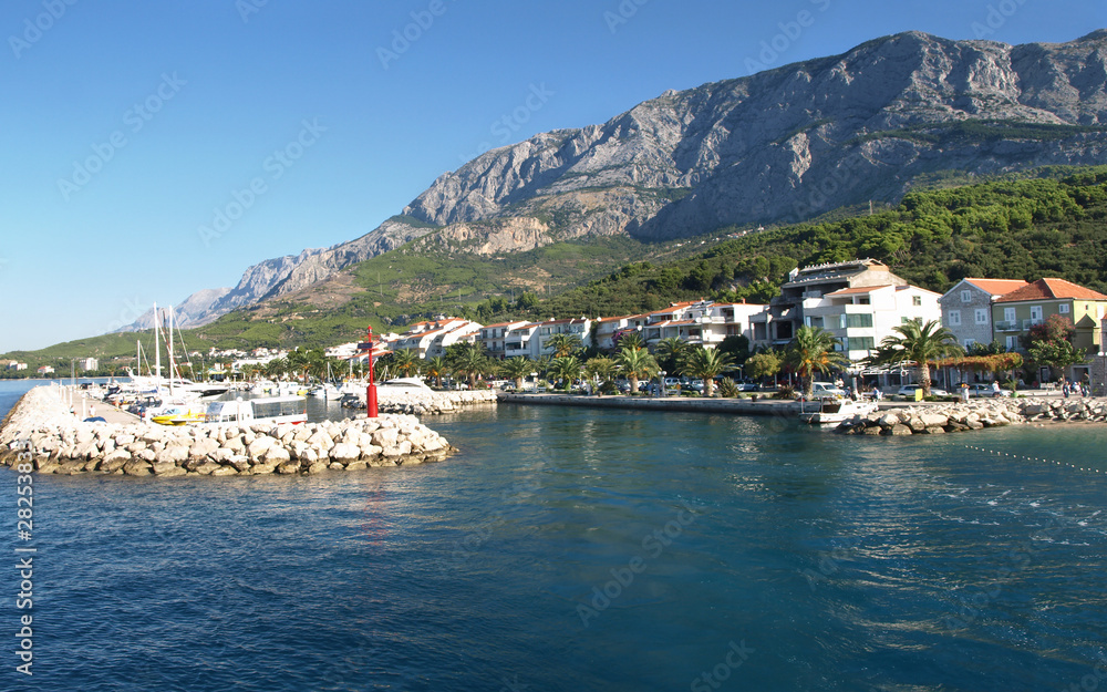 Naklejka premium town of Tucepi