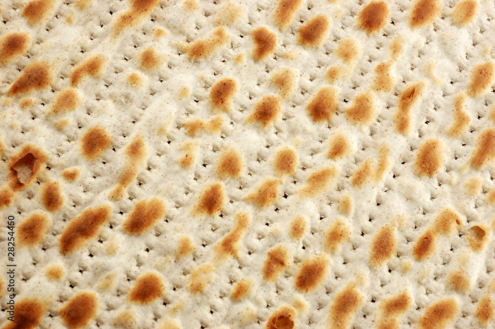 Jewish ritual holiday food unleavened bread  -matzoh (background