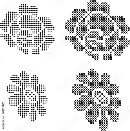 rose needlework