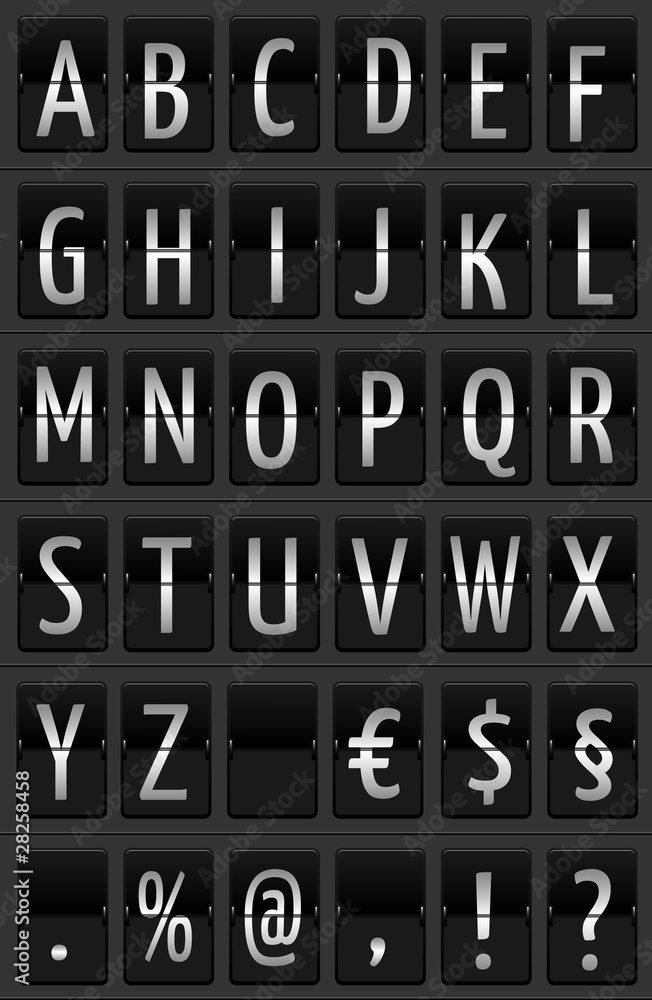 flugplatztafel letter verschiebbar, flugplatztafel letter verschiebbar,
