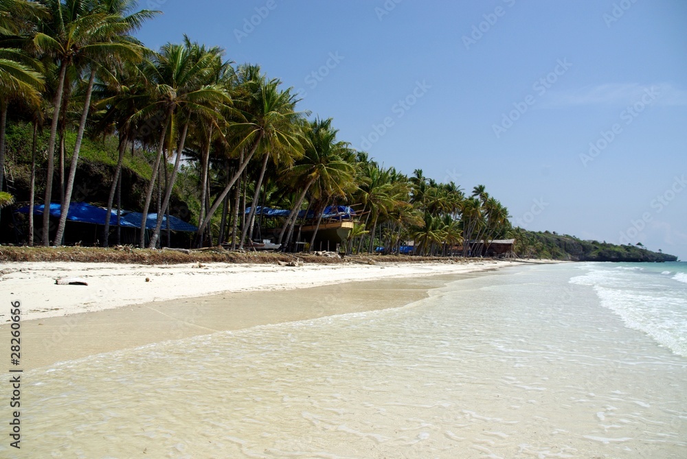 Plage de Bira à Sulawesi