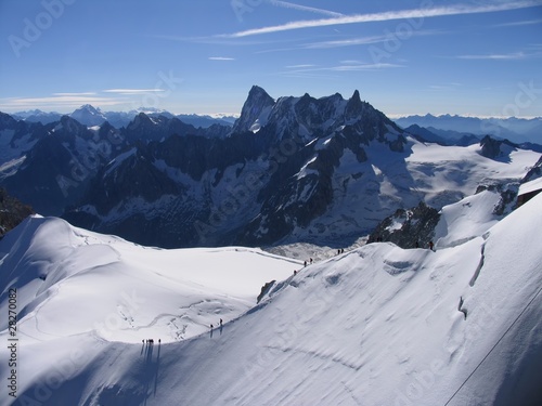 French beauty, Monte Rosa and Matterhorn from under Mont Blanc