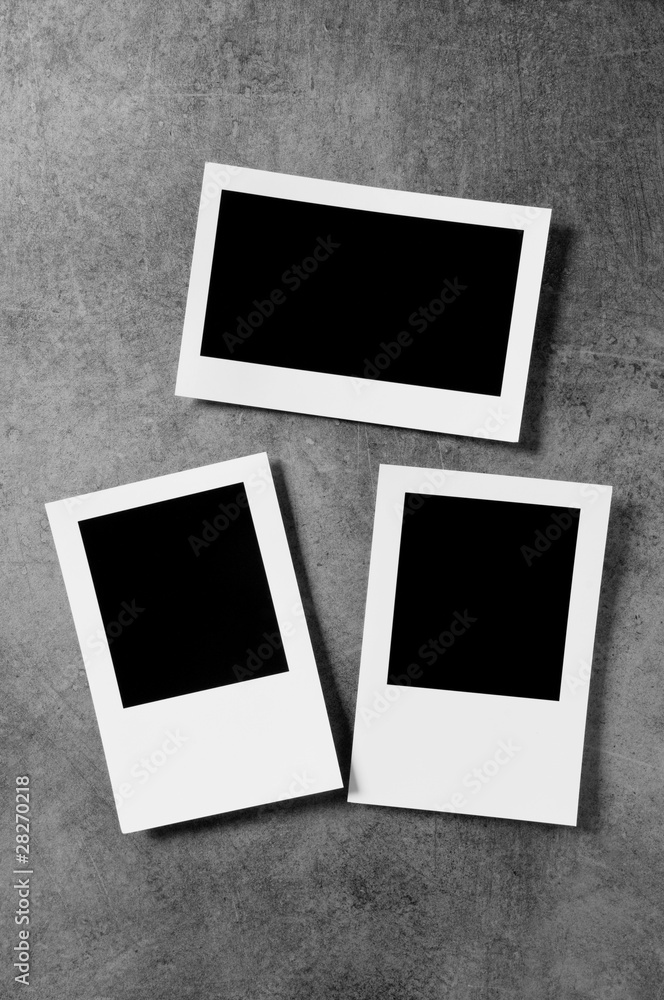 Designer concept - blank photo frames for your photos Designer concept - blank photo frames for your photos