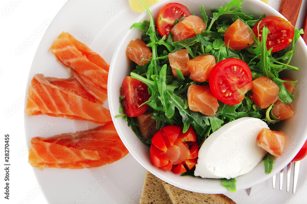 green salad in white bowl green salad in white bowl
