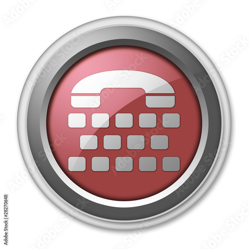 Red 3D Style Button 