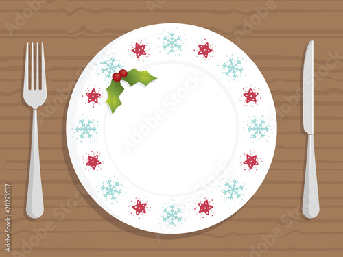 christmas plate