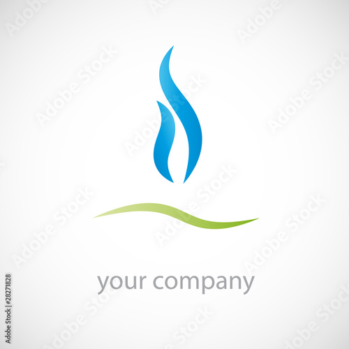 Logo natural gas ( vector )