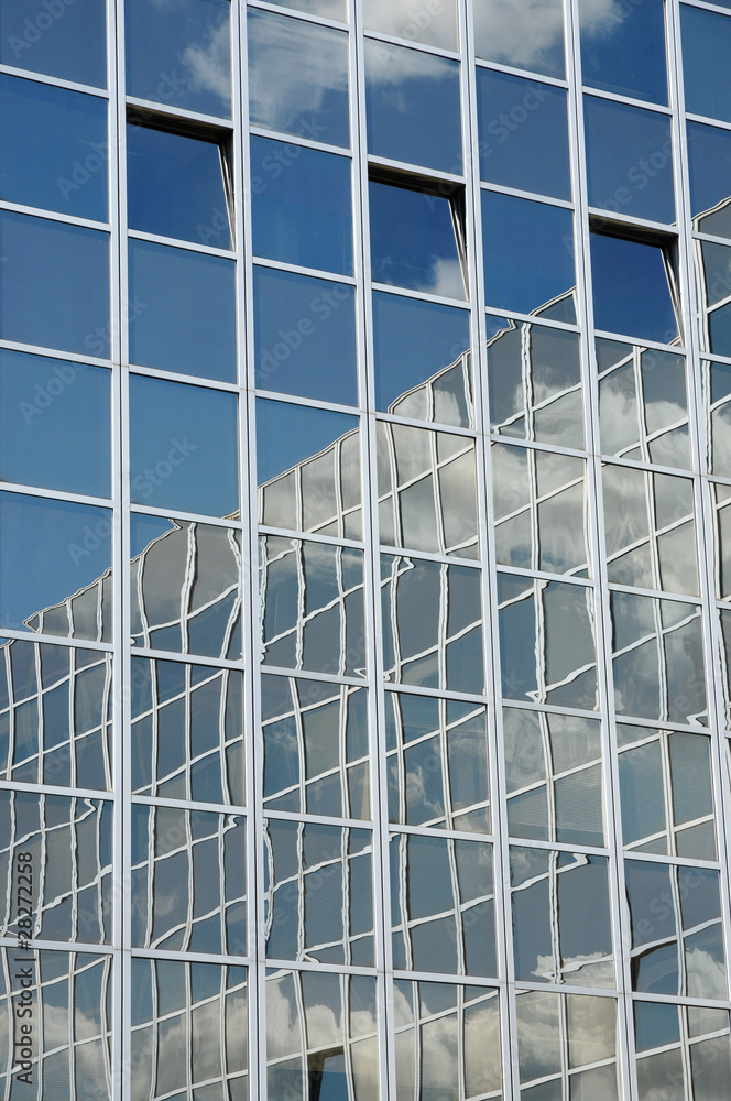 Obraz premium efecto espejo en la ventana