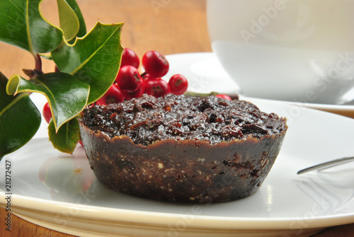 Fotografie selbst gebackener englischer Weihnachtskuchen