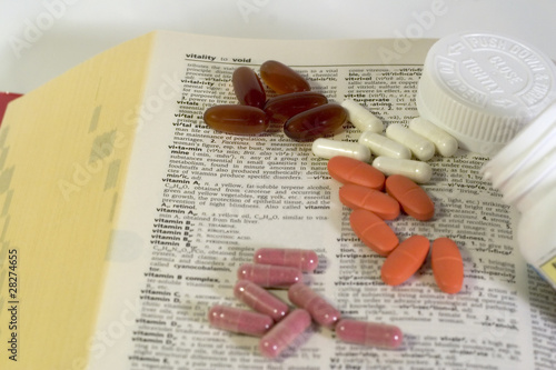 Принти на полотні Vitamins