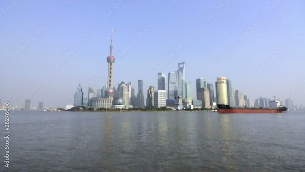 Shanghai, vue depuis le Bund - Vidéo HD Shanghai, vue depuis le Bund - Vidéo HD