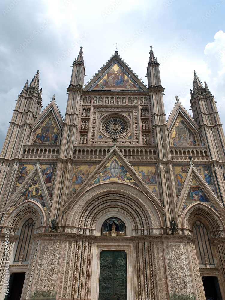 Orvieto - Duomo facade.