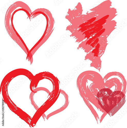 set of hearts
