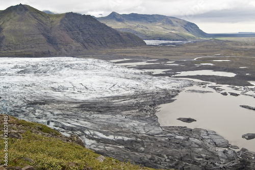 Lengua glaciar de Skaftafell J  kull  Islandia 