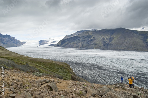 Lengua glaciar de Skaftafell Jökull (Islandia)