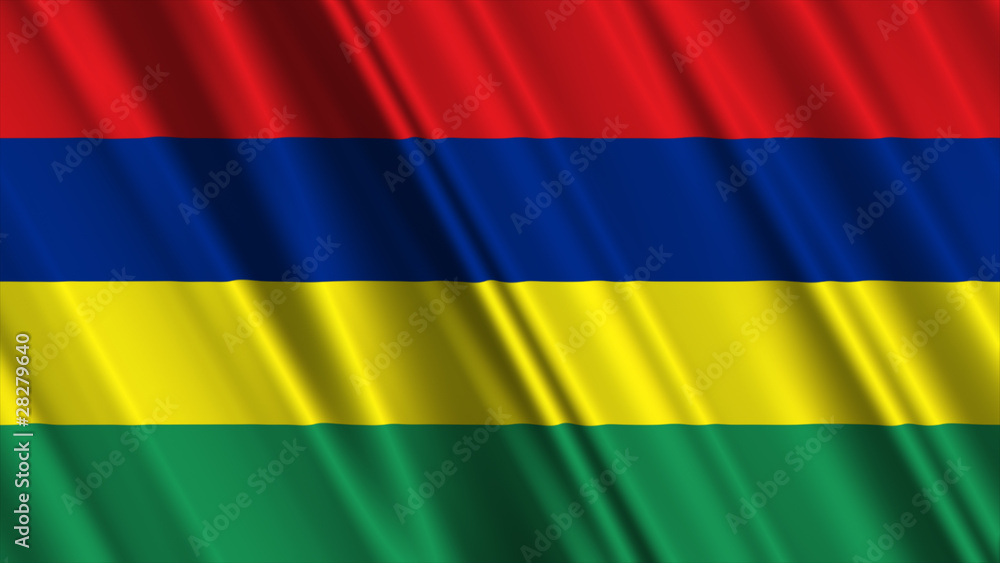 Fototapeta premium Mauritius Flag