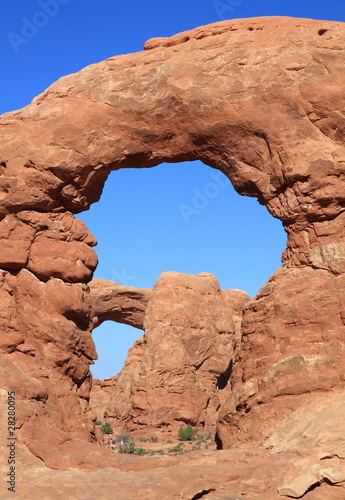 arches in Arches National Park, Moab, Utah