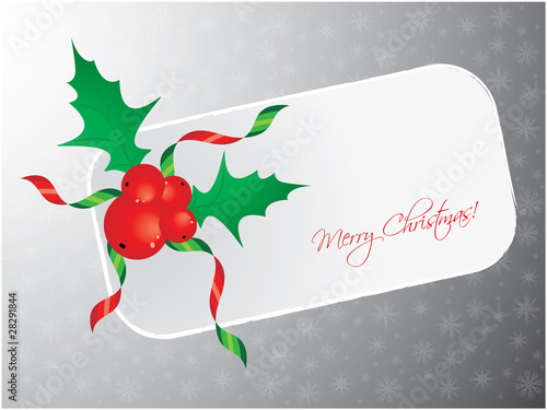 Christmas greeting card - abstract background