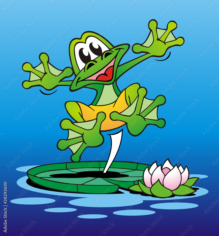 Fototapeta premium Jumping Frog