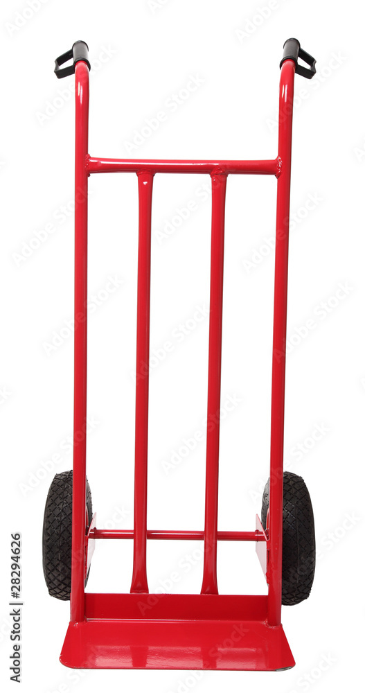 handtruck isolated on white