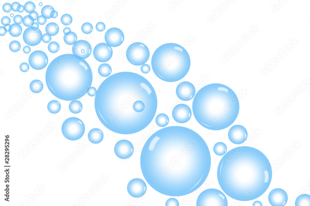 Blue Bubble Background Blue Bubble Background