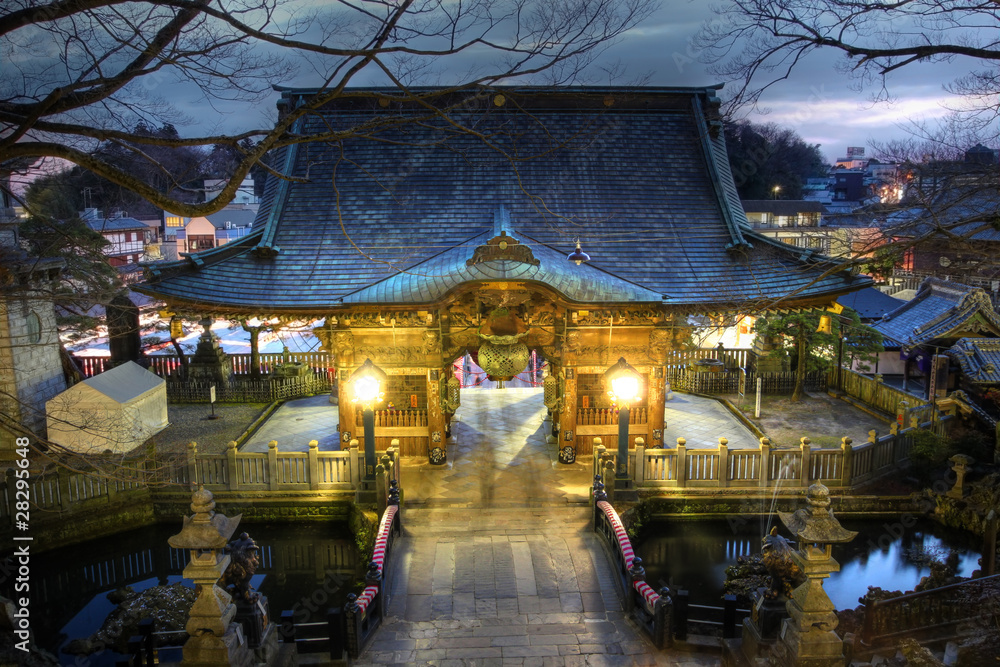 Nio-mon Gate at Narita-san Shinsho-ji Temple, near Tokyo, Japan
