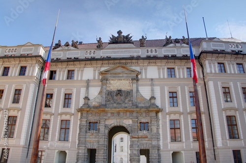 Canvas Print chateau de prague